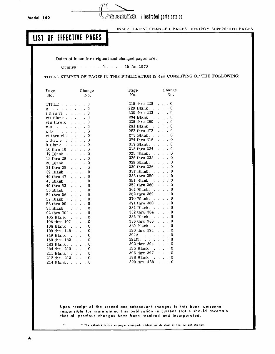 1959-1969 Cessna 150 Parts Catalog preview img 2