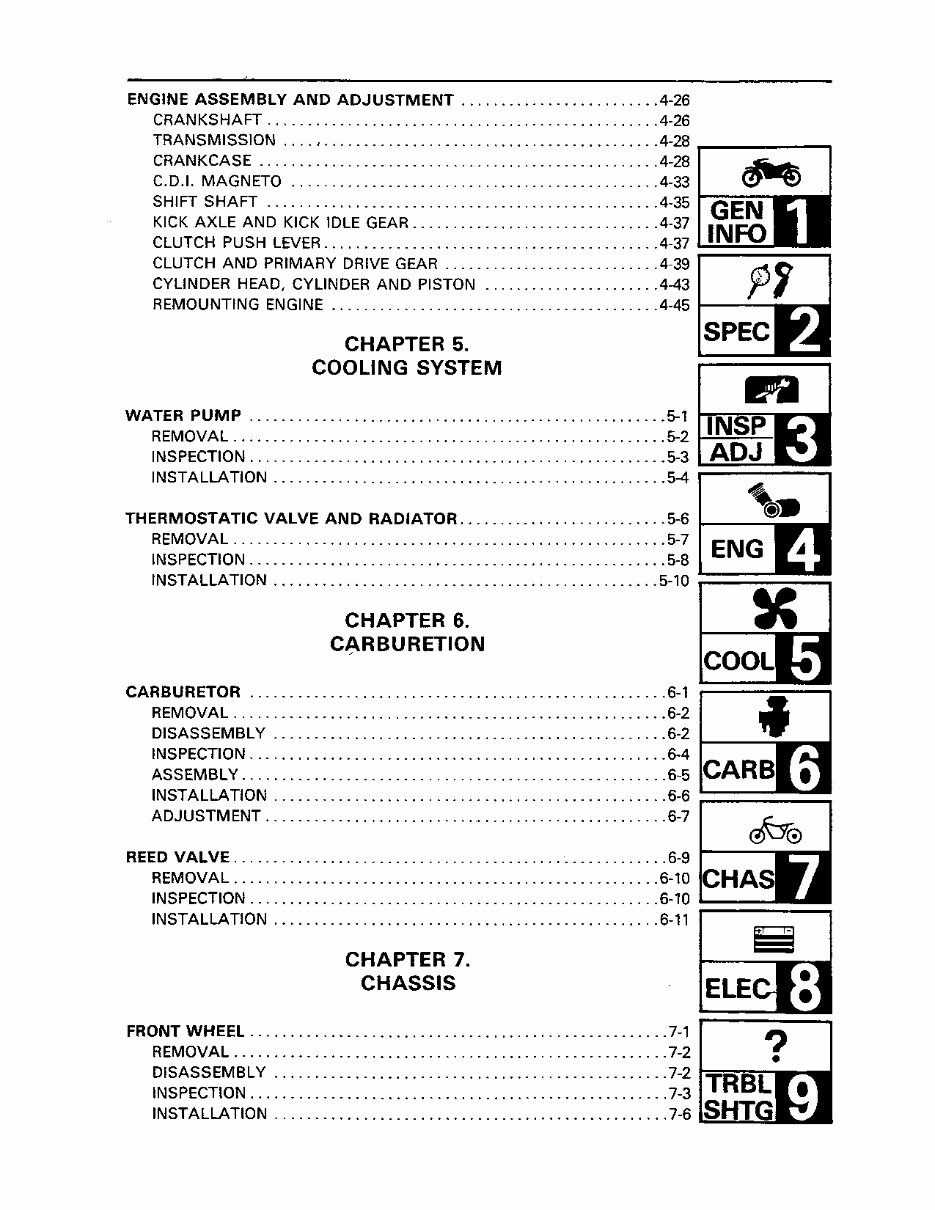 Yamaha DT50 Enduro 50 DT 50 88-90 Service Repair Workshop Manual preview img 10