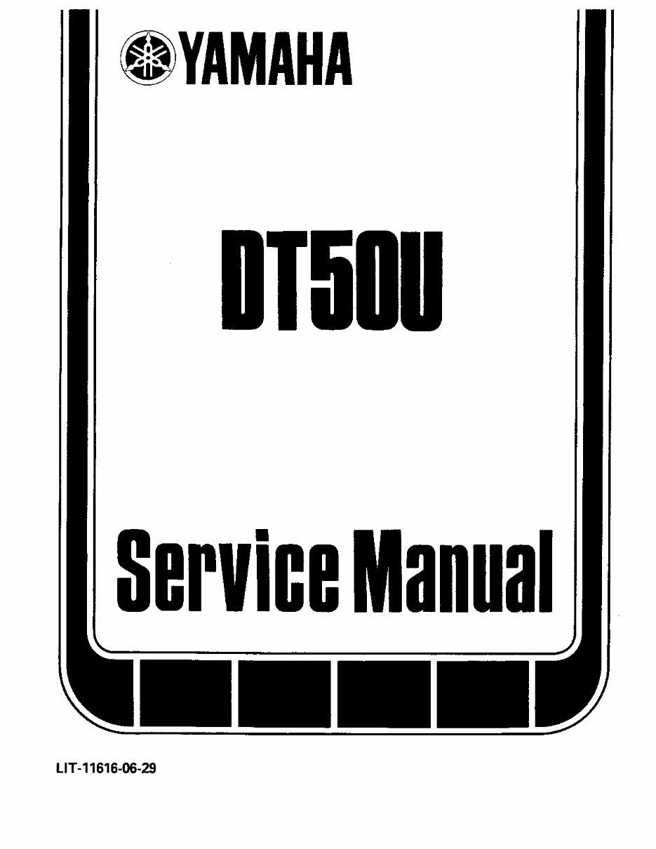 Yamaha DT50 Enduro 50 DT 50 88-90 Service Repair Workshop Manual preview img 2