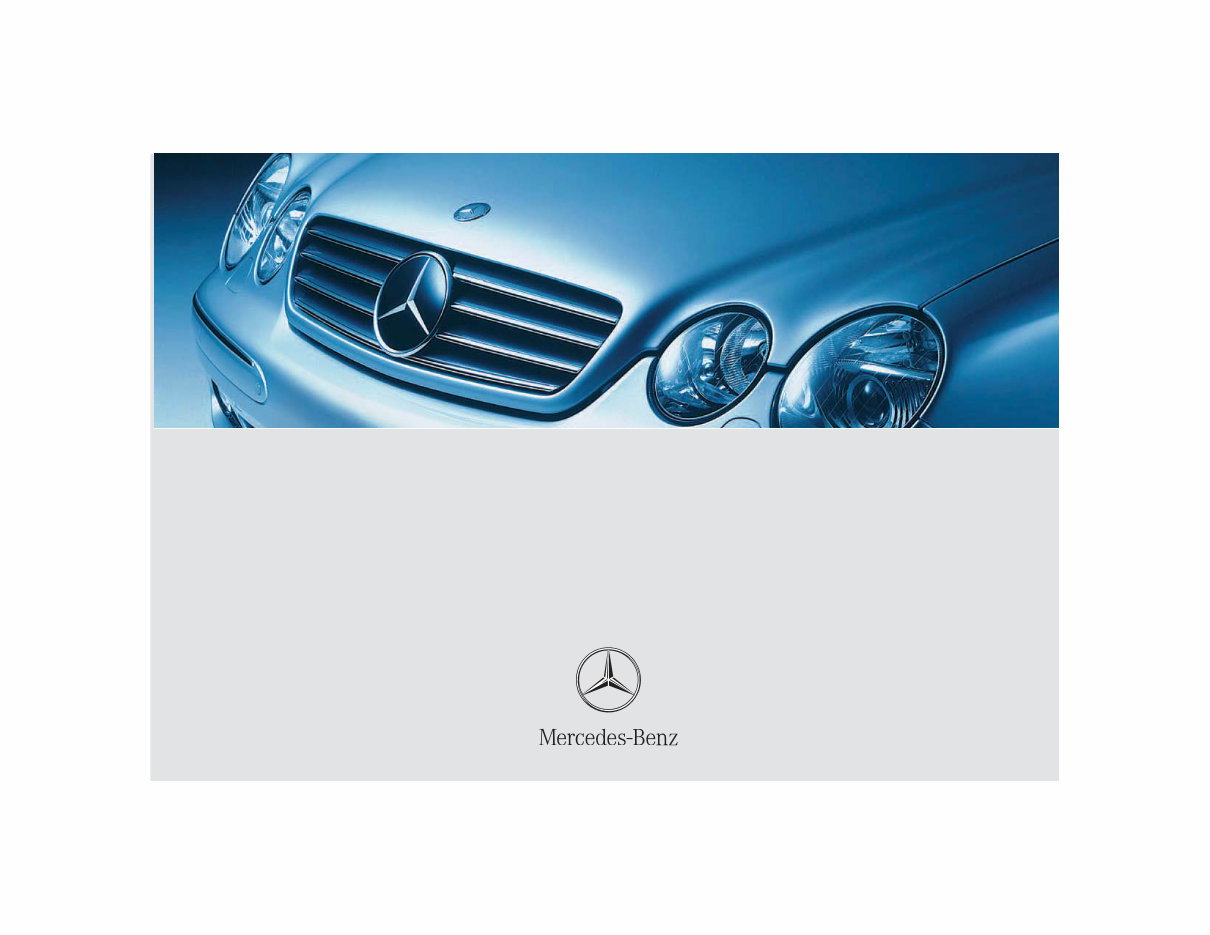 2005 Mercedes-Benz CL-Class CL500 CL55 CL65 AMG CL600 Owners Manual preview img 1