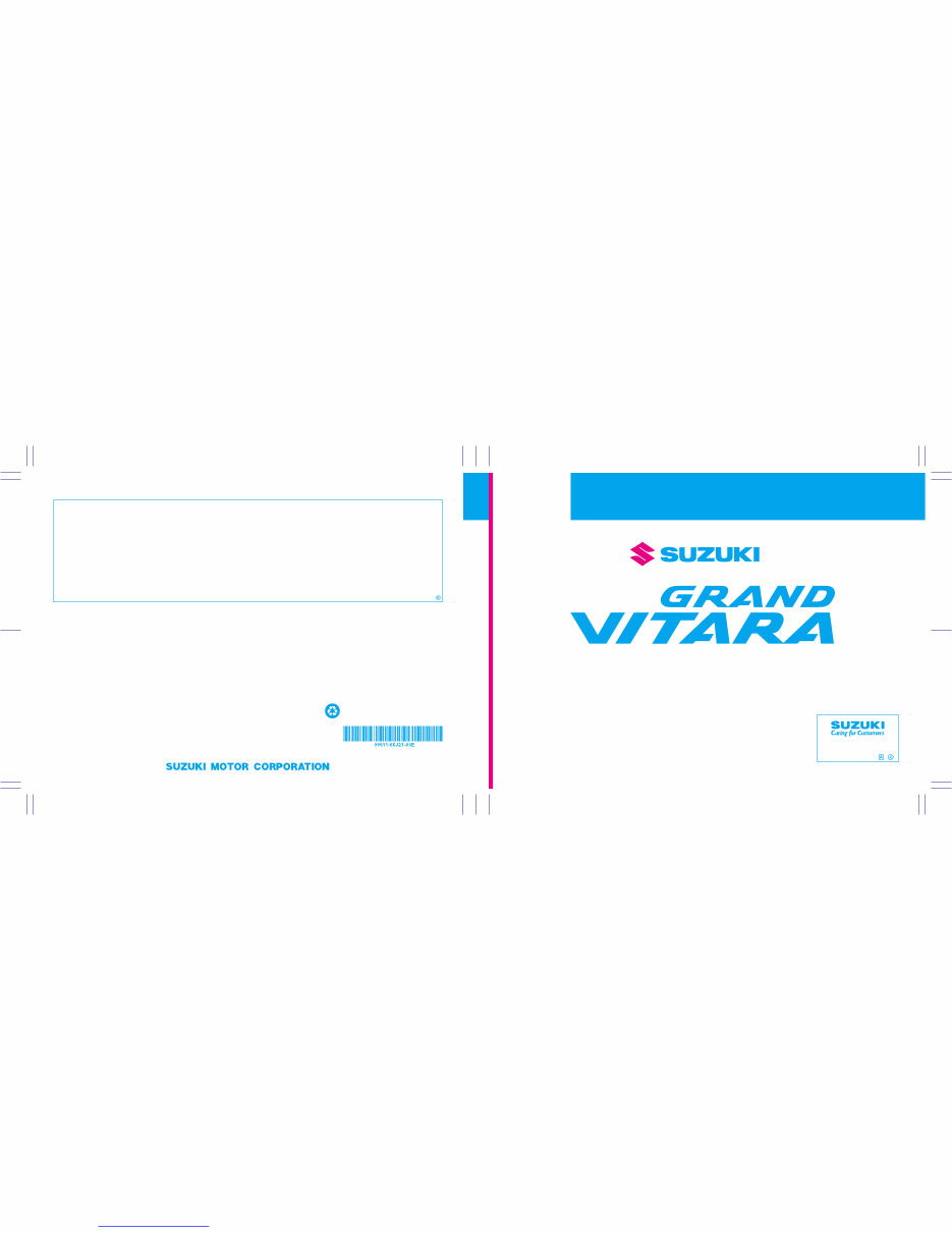 2007 Suzuki Grand Vitara Owner manual preview img 1
