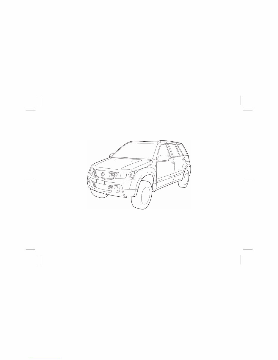 2007 Suzuki Grand Vitara Owner manual preview img 3