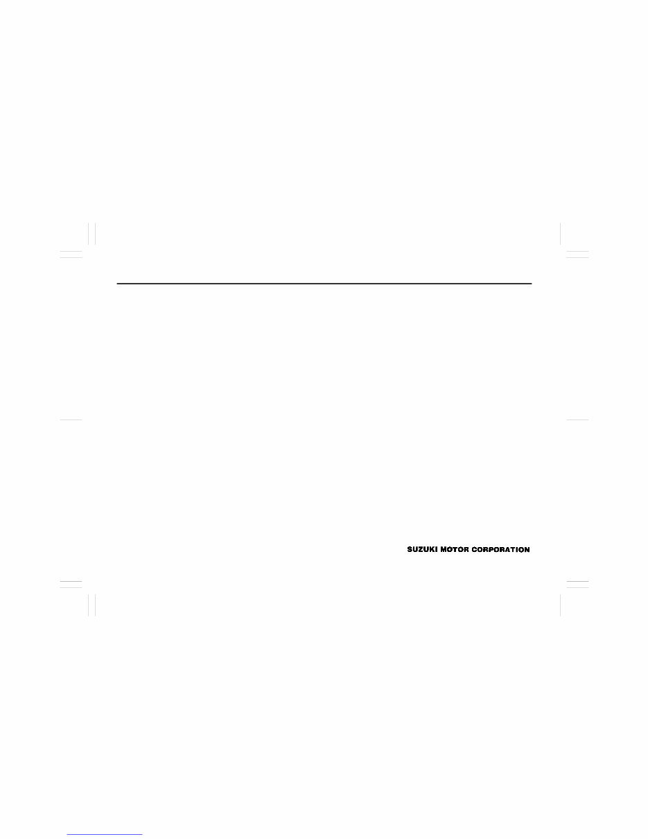 2007 Suzuki Grand Vitara Owner manual preview img 4