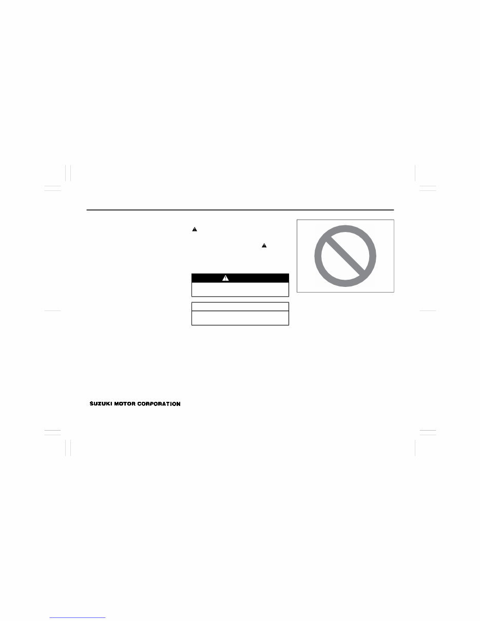 2007 Suzuki Grand Vitara Owner manual preview img 9