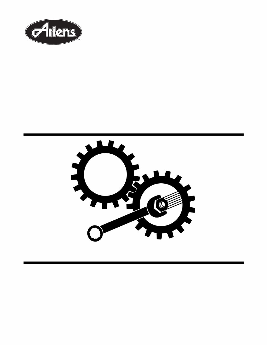 ARIENS SNO THRO SNOW BLOWER THROWER Service Manual preview img 1
