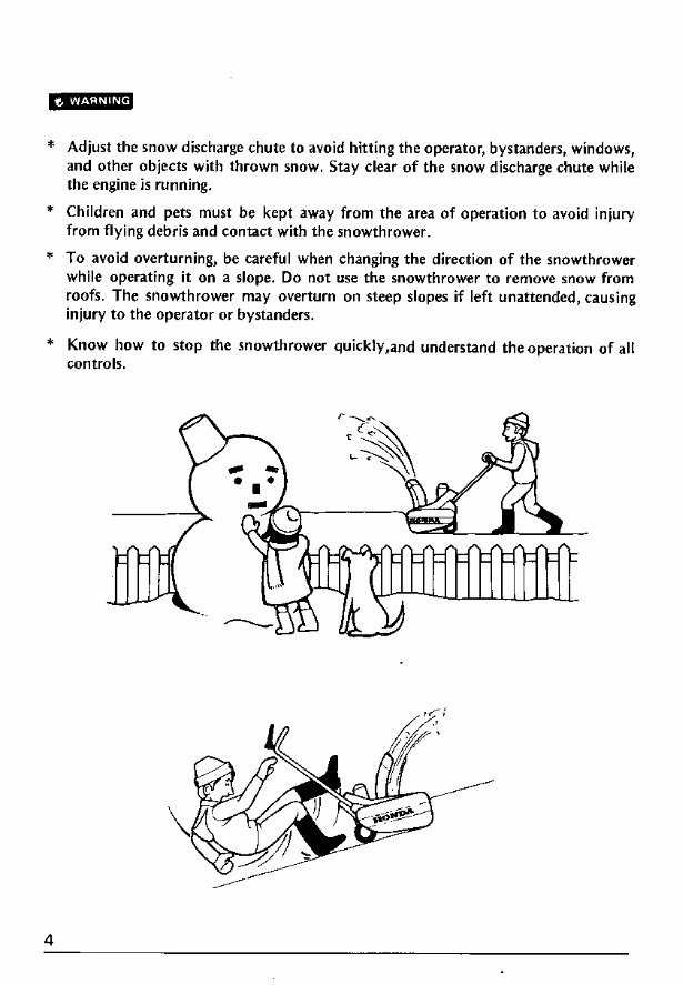 HONDA SNOW THROWER OWNER Manuals Collection Bundle preview img 5