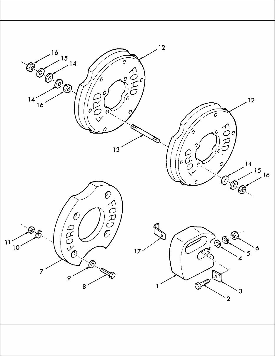 FORD 1300 2 CYLINDER COMPACT Tractor ILLUSTRATED Parts LIST Manual preview img 8