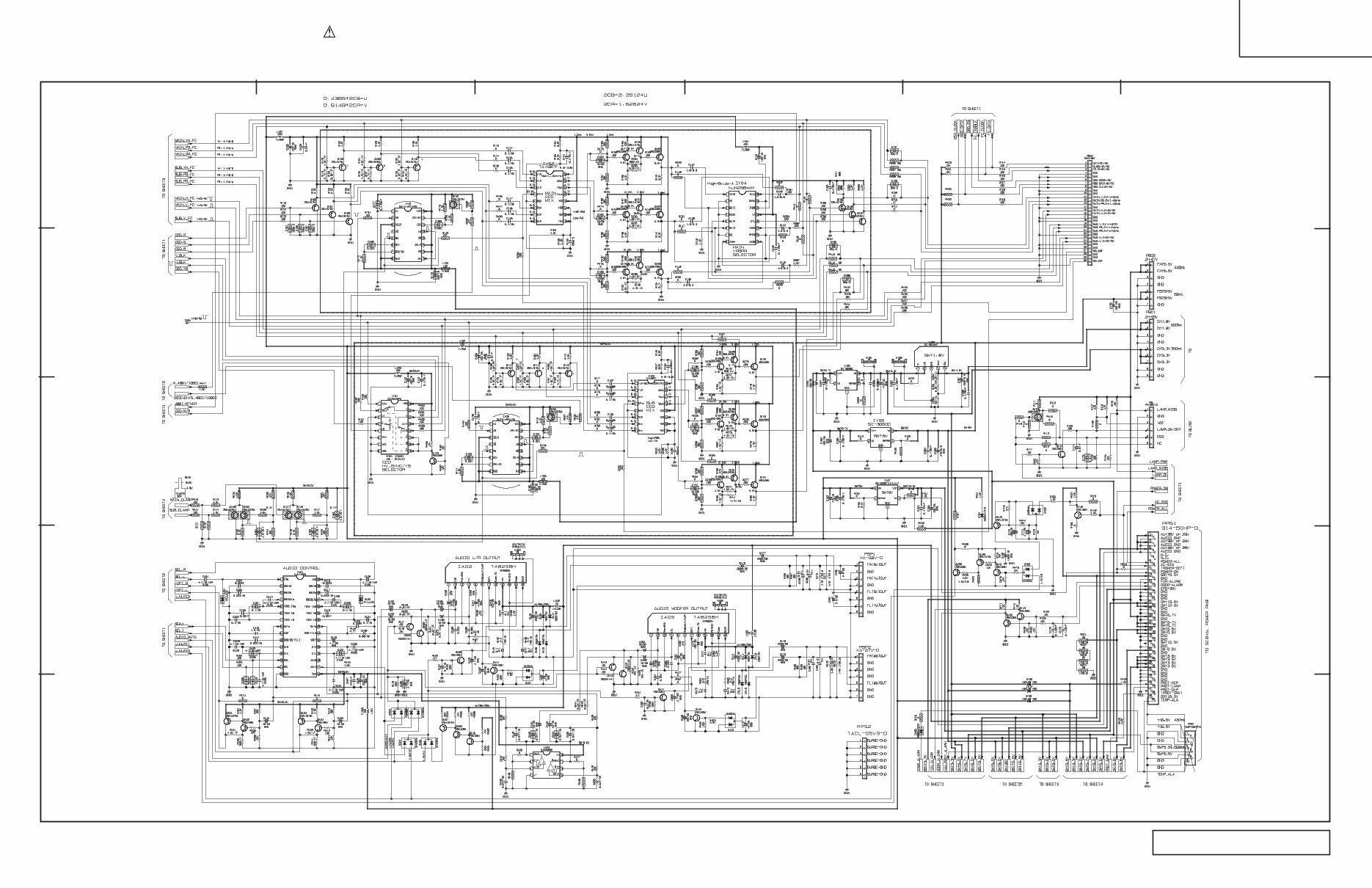 Service Manual HITACHI 42V515 LCD REAR PROJECTION Television preview img 9