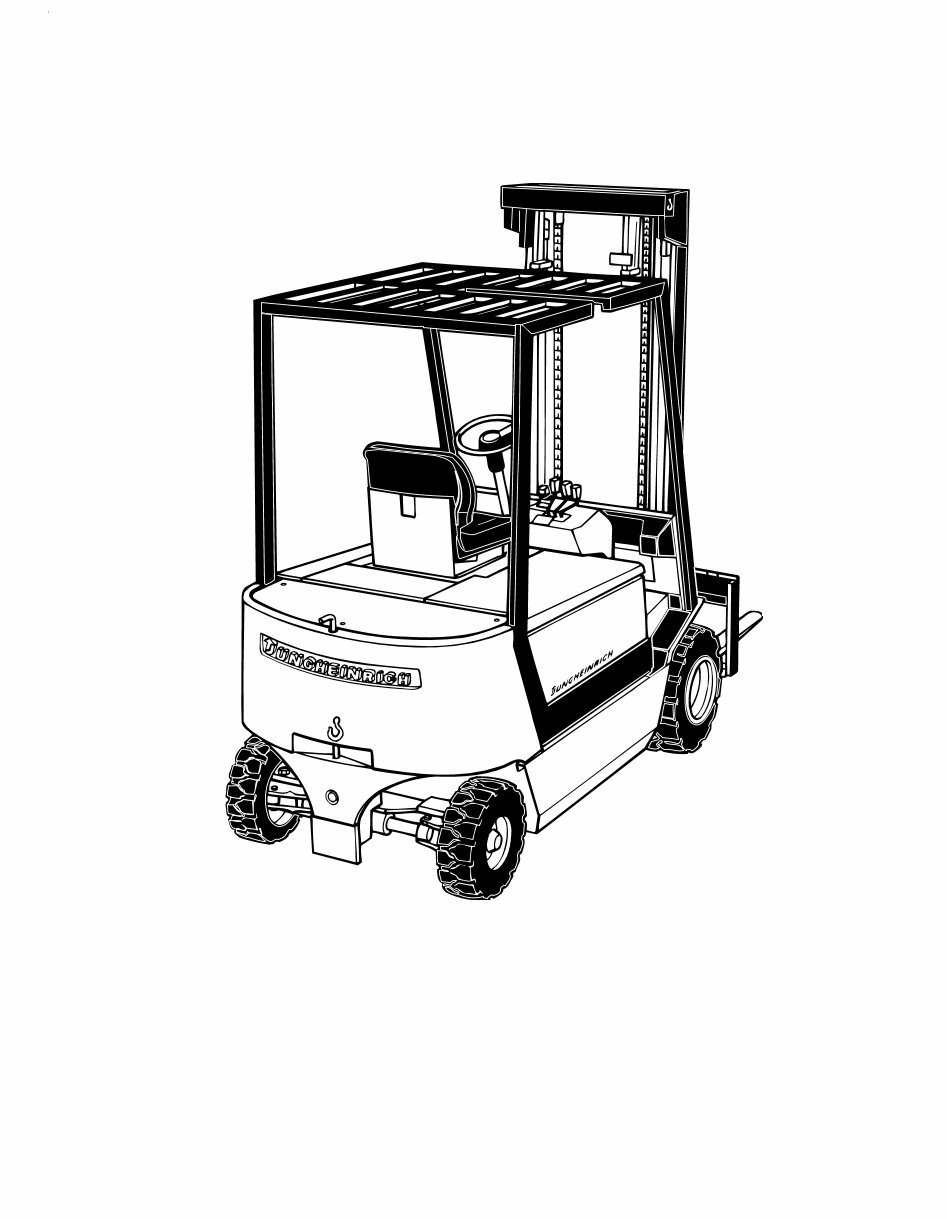 Jungheinrich Electric Lift Truck EFG-V20L, EFG-V25, EFG-V25L, EFG-V30 Workshop Service Manual preview img 2