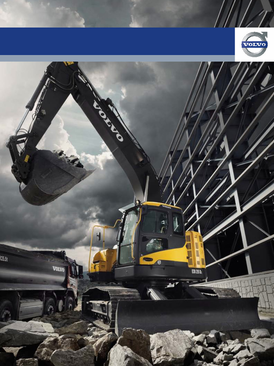 Volvo ECR145D/ECR235D Excavator OEM Service & Repair Manual preview img 1