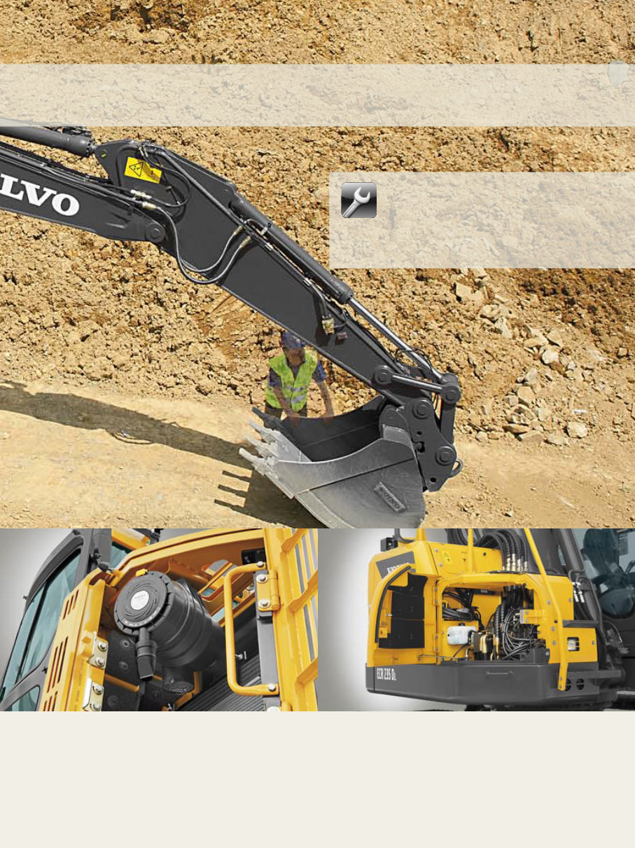 Volvo ECR145D/ECR235D Excavator OEM Service & Repair Manual preview img 9