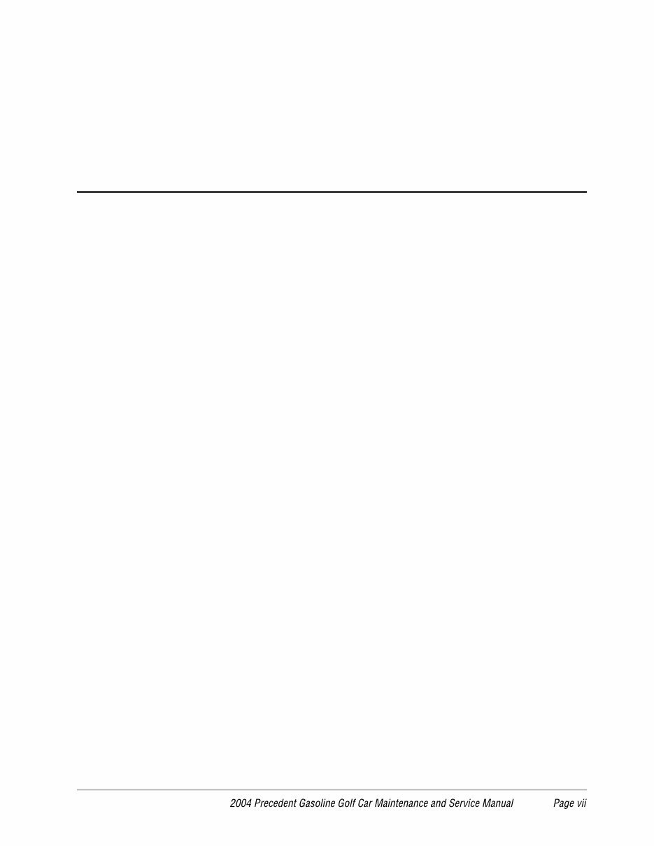 2004 Club Car Precedent Gas Factory Service & Work Shop Manual preview img 9