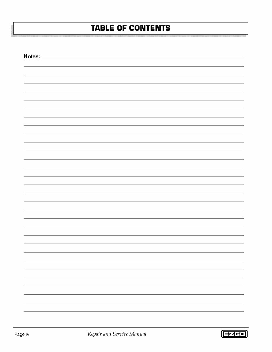 2002 E-Z-Go TXT Electric Freedom Golf Cart Factory Service & Work Shop Manual preview img 6