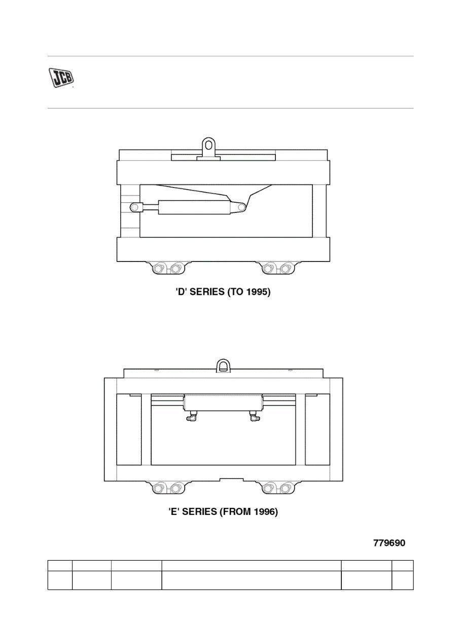 JCB 930-2 LE Forklift Parts Catalogue Manual (SN: 00660300-00664999, 00822000-00823755) preview img 8