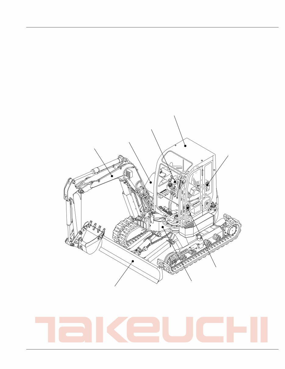 Takeuchi TB138FR parts book and operators manual preview img 1