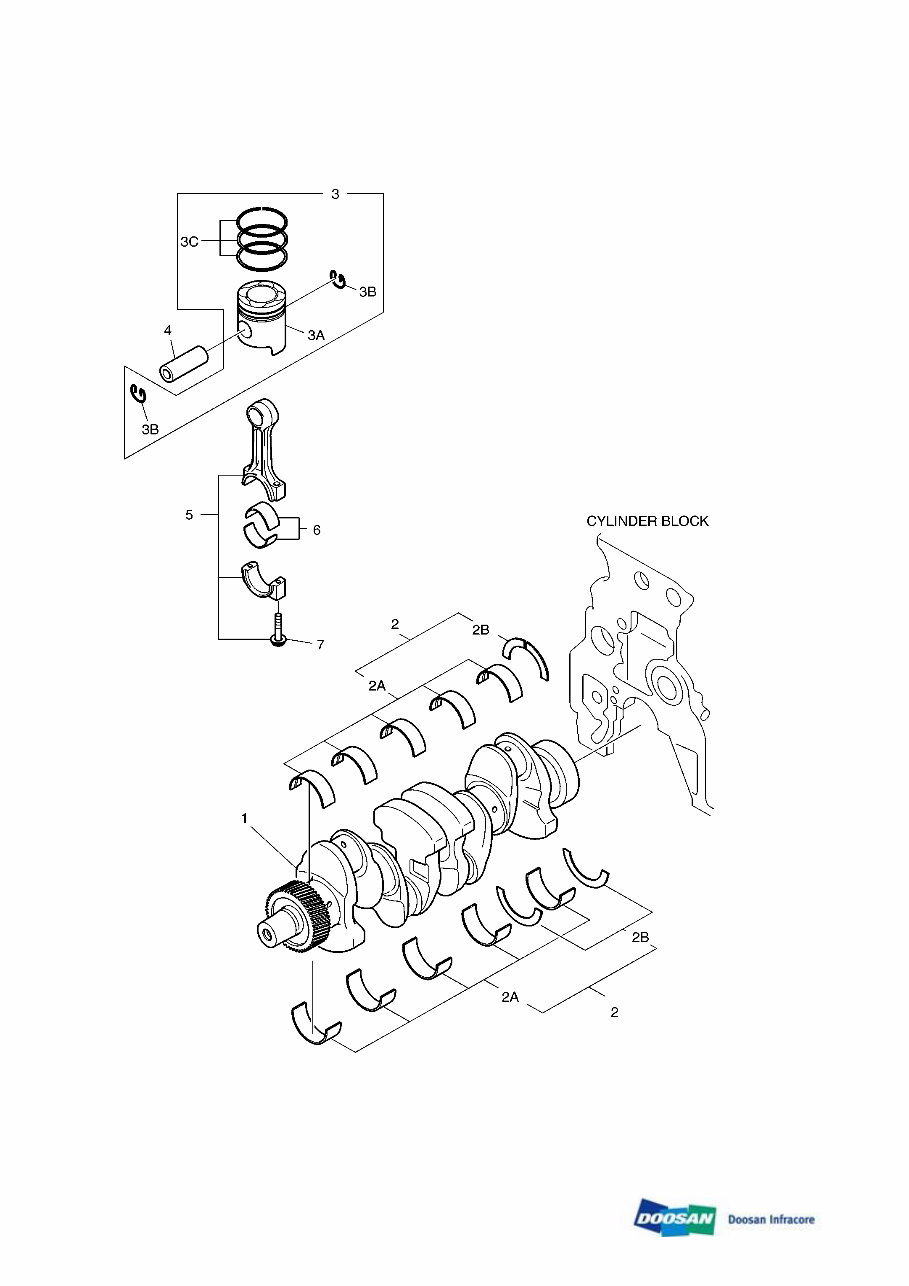 DAEWOO DOOSAN 460 PLUS Skid Steer Loader Service Parts Catalogue Manual preview img 7