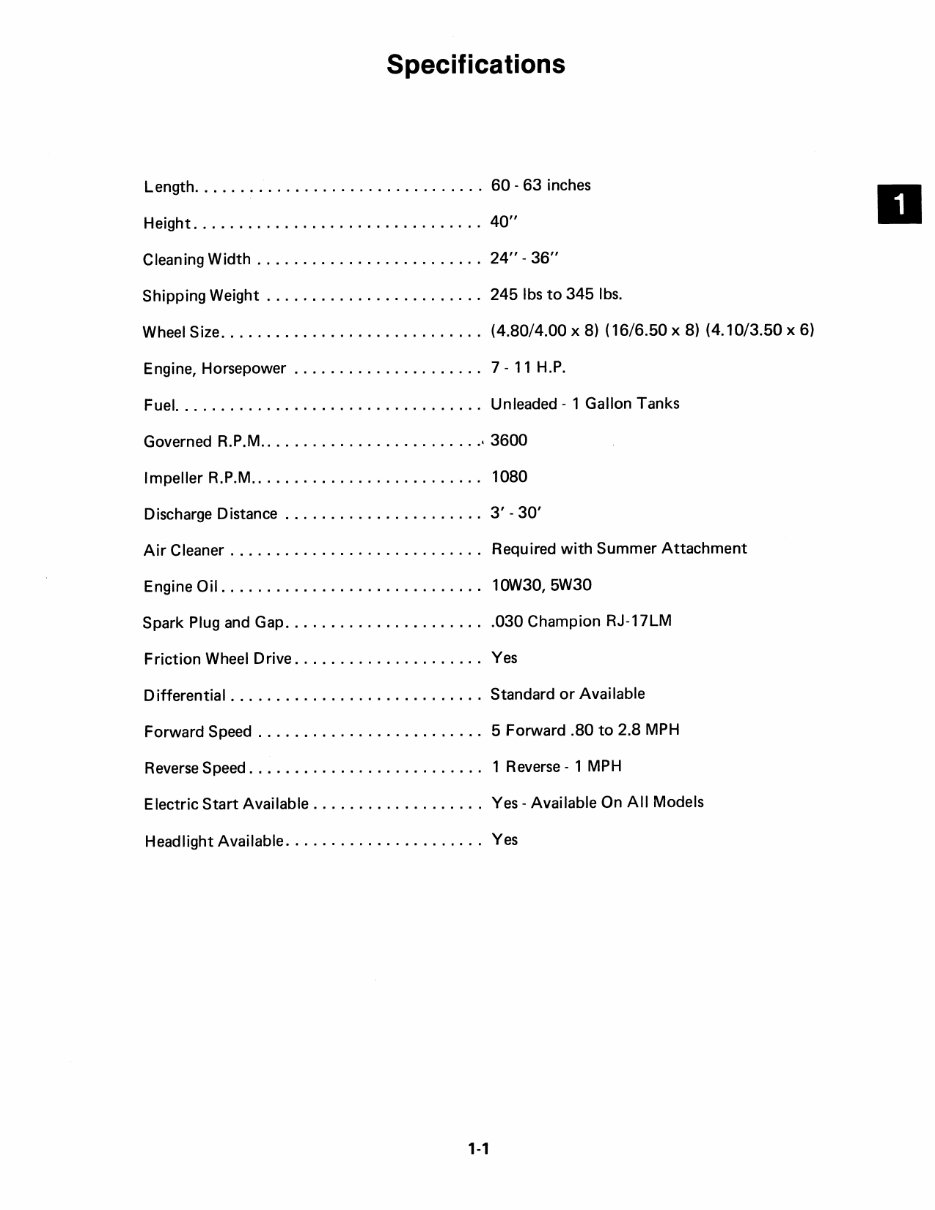 Ariens 924 Series Sno-Thro Snow Blowers OEM Service & Repair Manual preview img 7