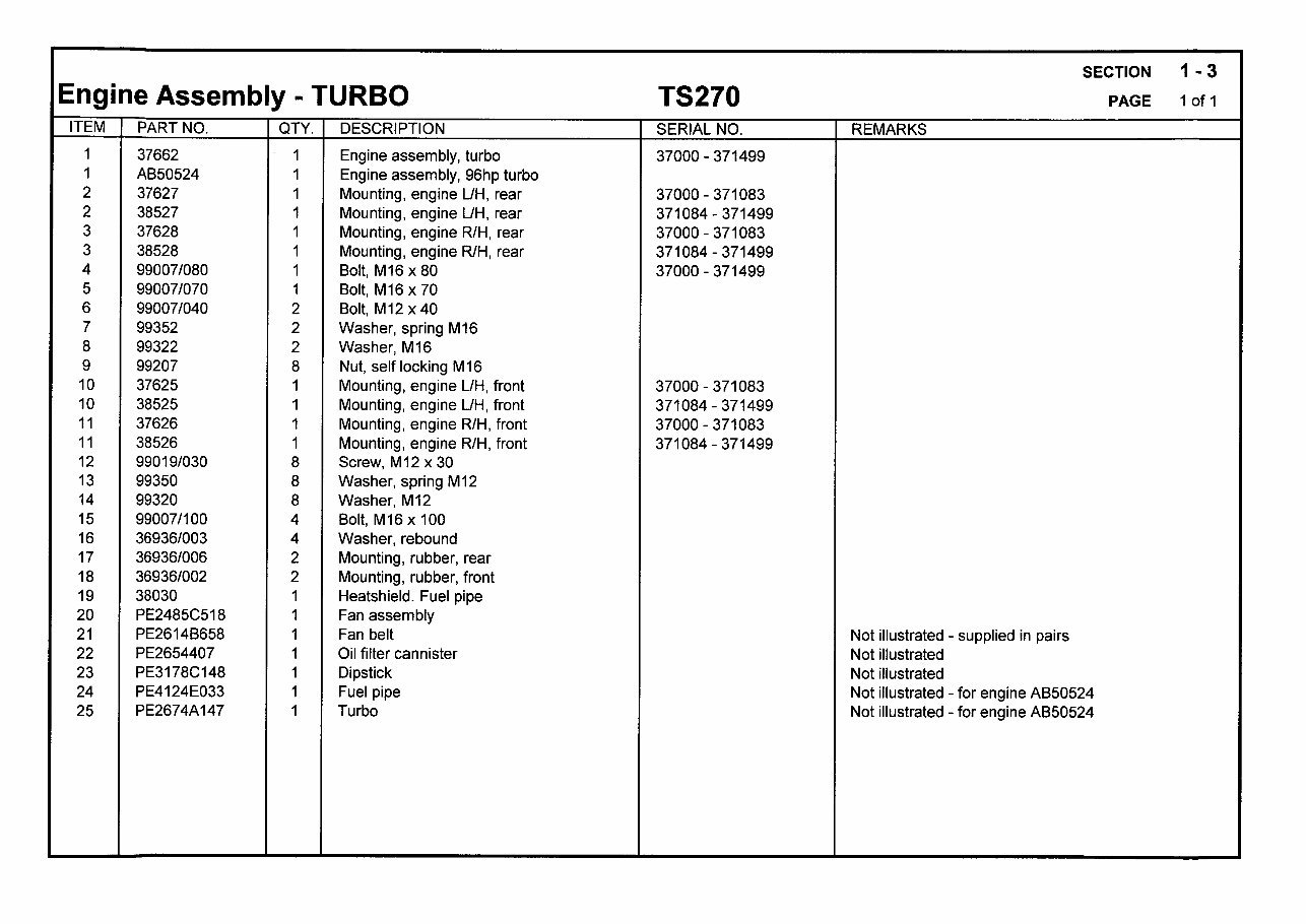 Matbro TS 270 Parts Catalog Manual preview img 8