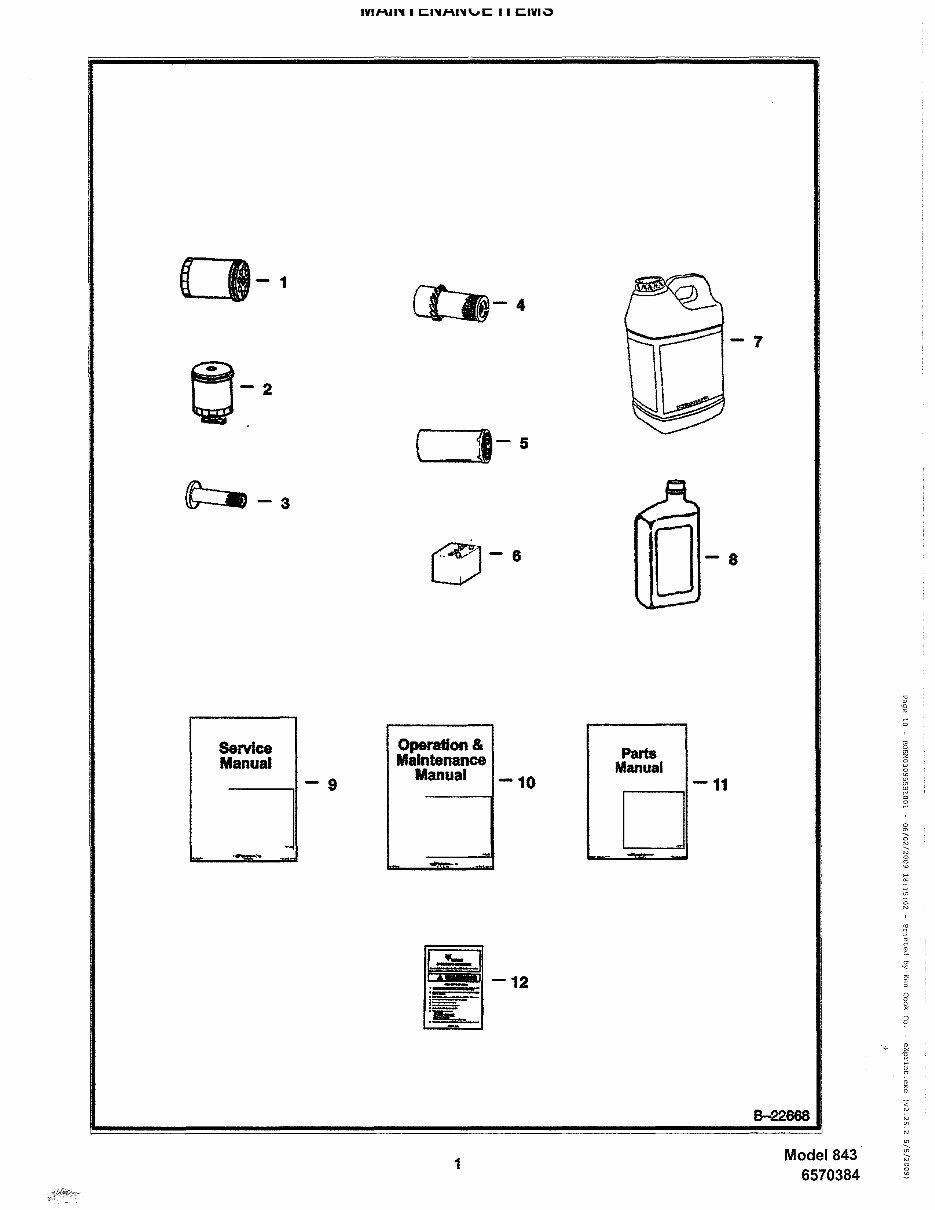 Model 843 Skid Steer Loader Parts Catalog preview img 10
