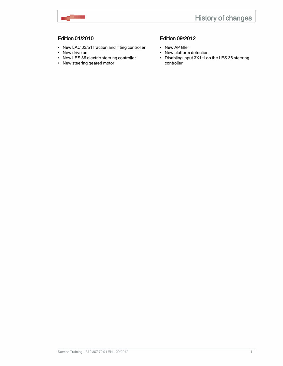 Linde Pallet Stacker Type 372: L14 , L14AP, L16 , L16AP Service Training (Workshop) Manual preview img 2