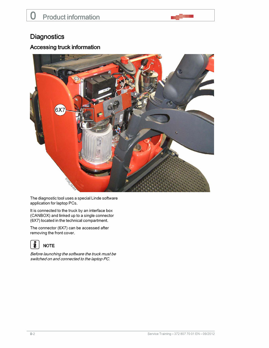 Linde Pallet Stacker Type 372: L14 , L14AP, L16 , L16AP Service Training (Workshop) Manual preview img 9