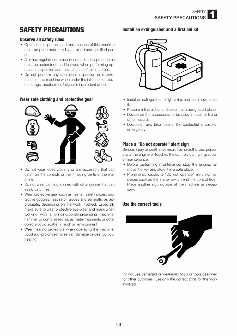 TAKEUCHI TL120 Crawler Loader Service Repair Manual preview img 5