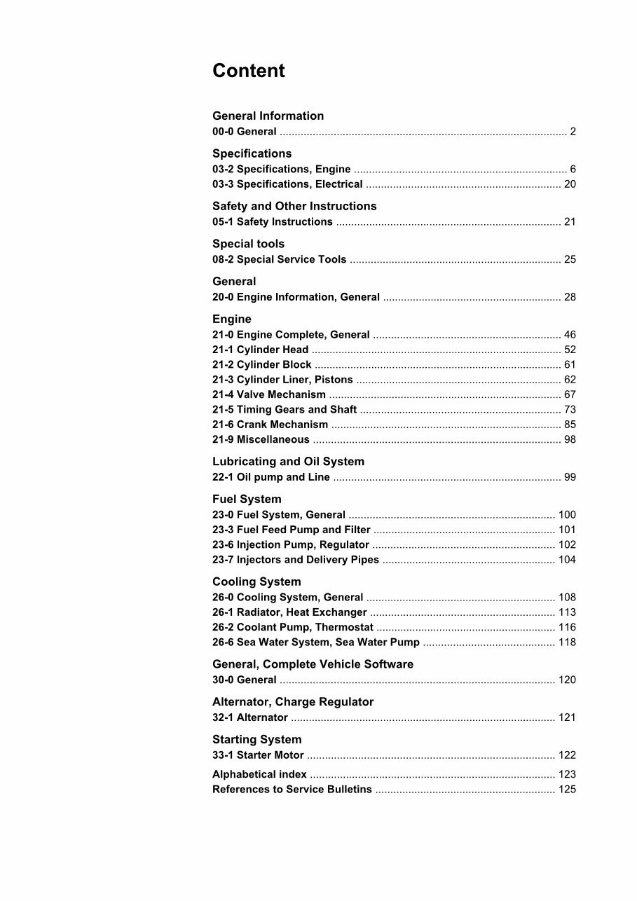 Volvo Penta D1-13, D1-20, D1-30, D2-40 Engines OEM Service & Repair Manual preview img 3