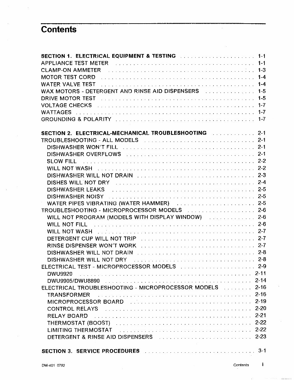 MAYTAG DISHWASHER Service Repair Manual preview img 3