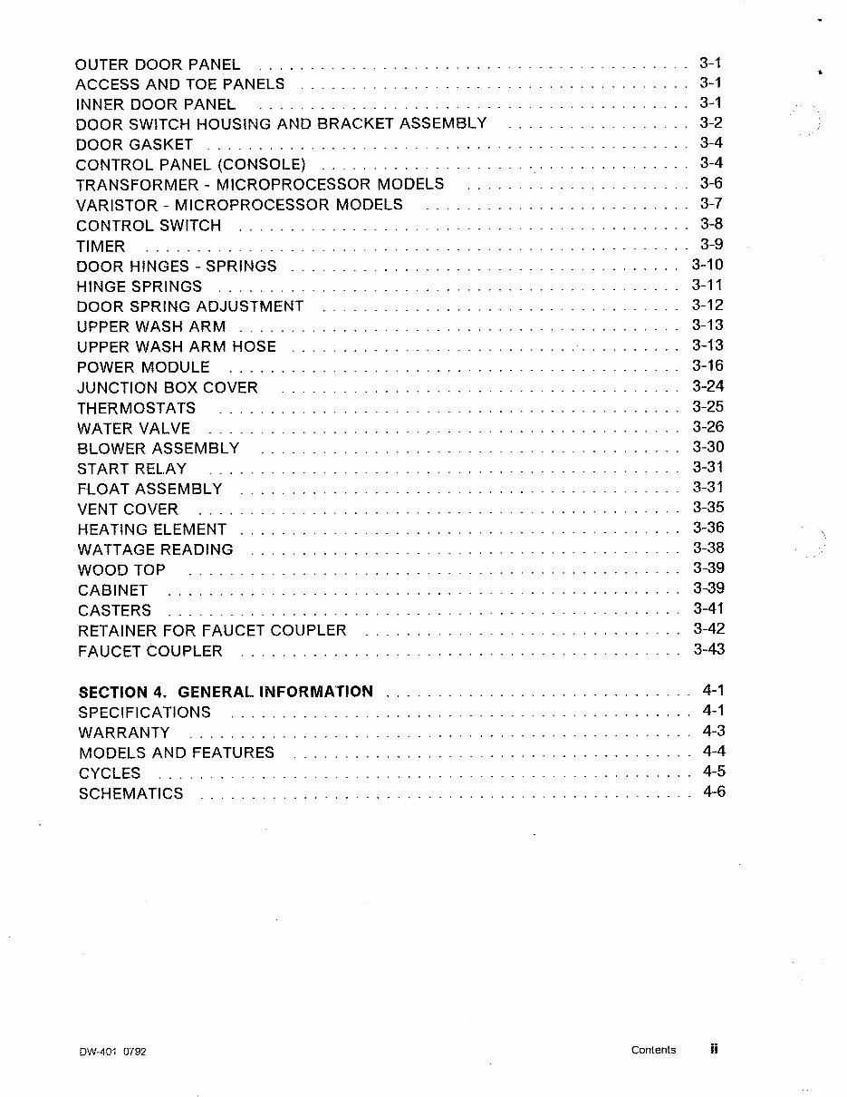 MAYTAG DISHWASHER Service Repair Manual preview img 4