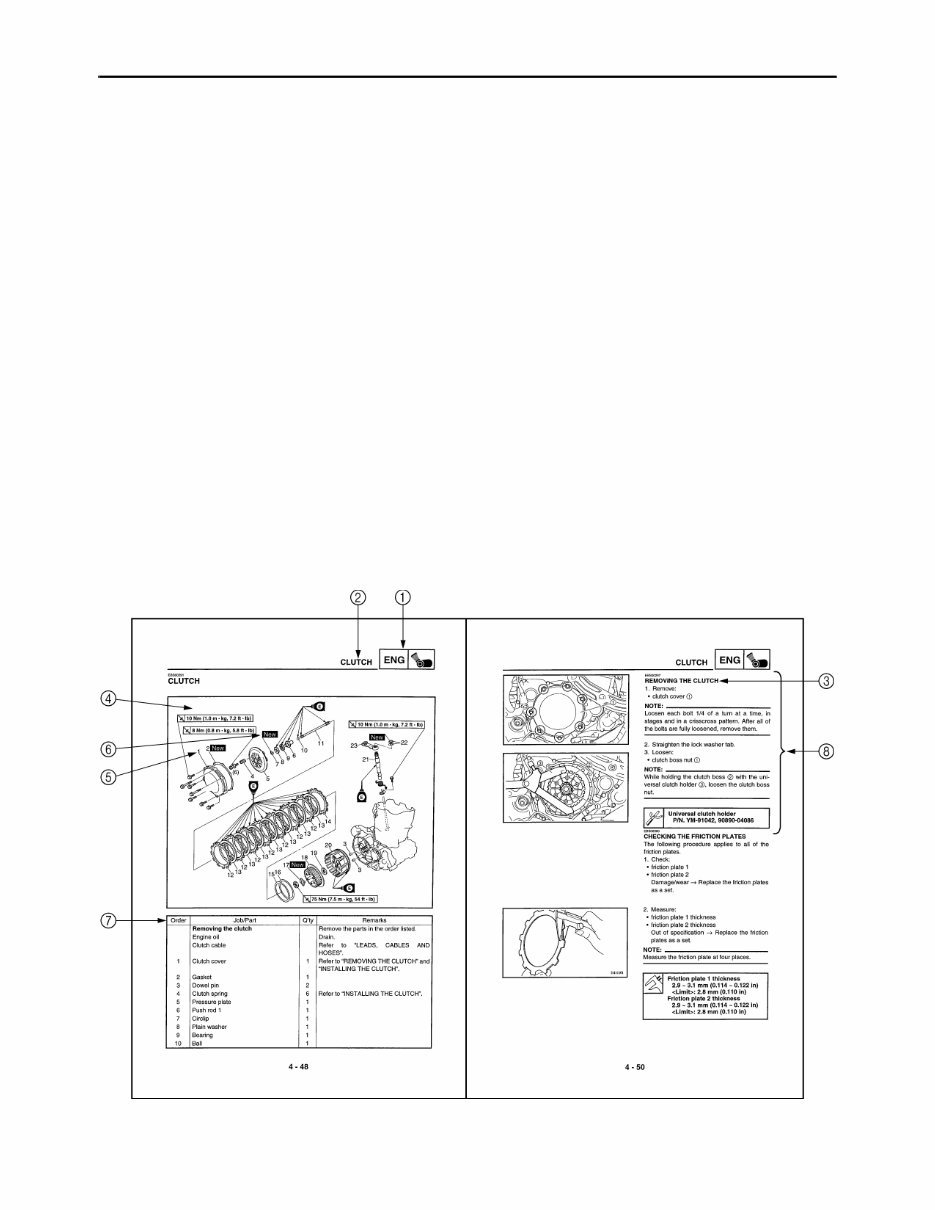 Yamaha 450YFZ 2004-2009 Workshop Manual preview img 6