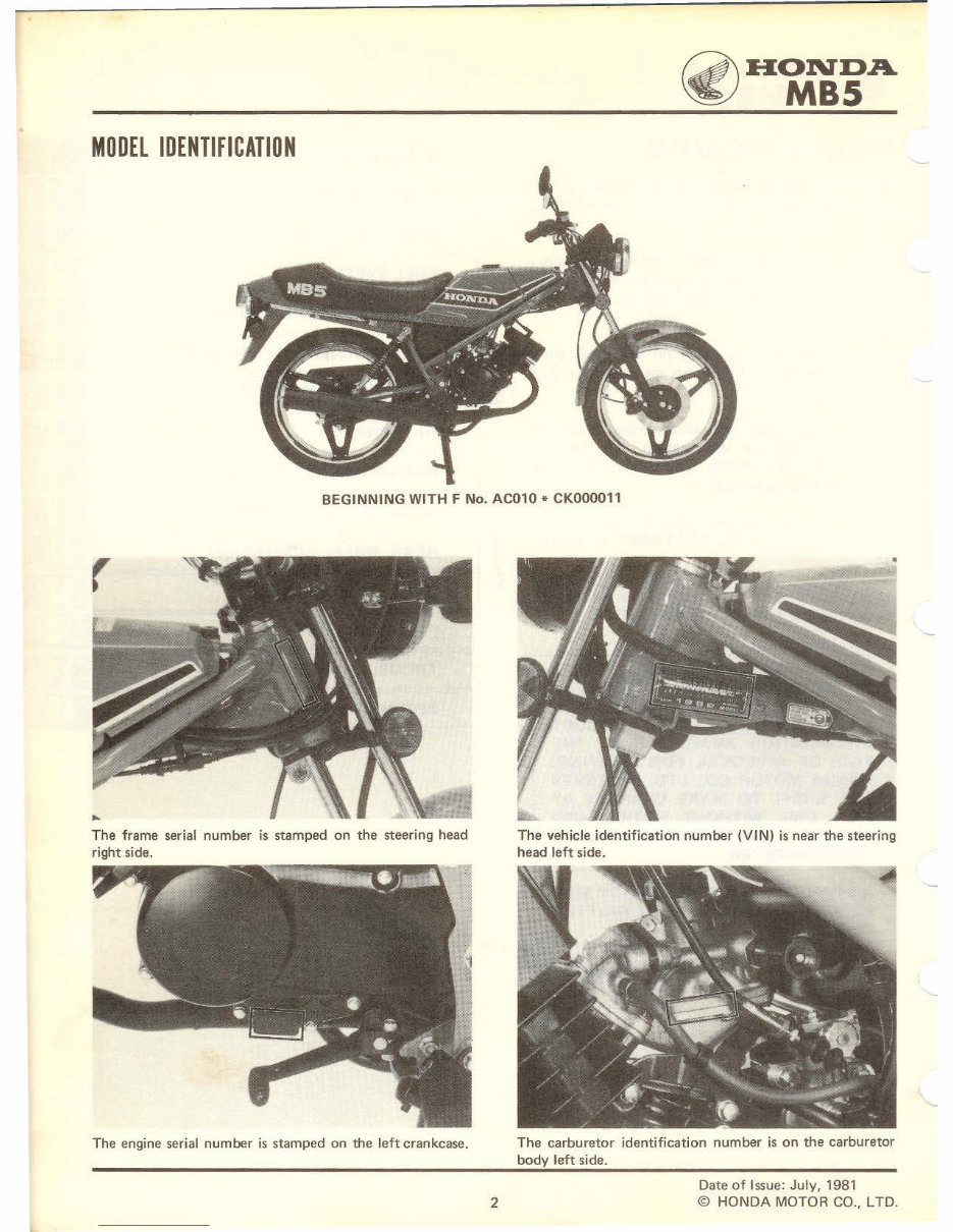 1982-Onward Honda MB5 Service & Repair Manual preview img 4
