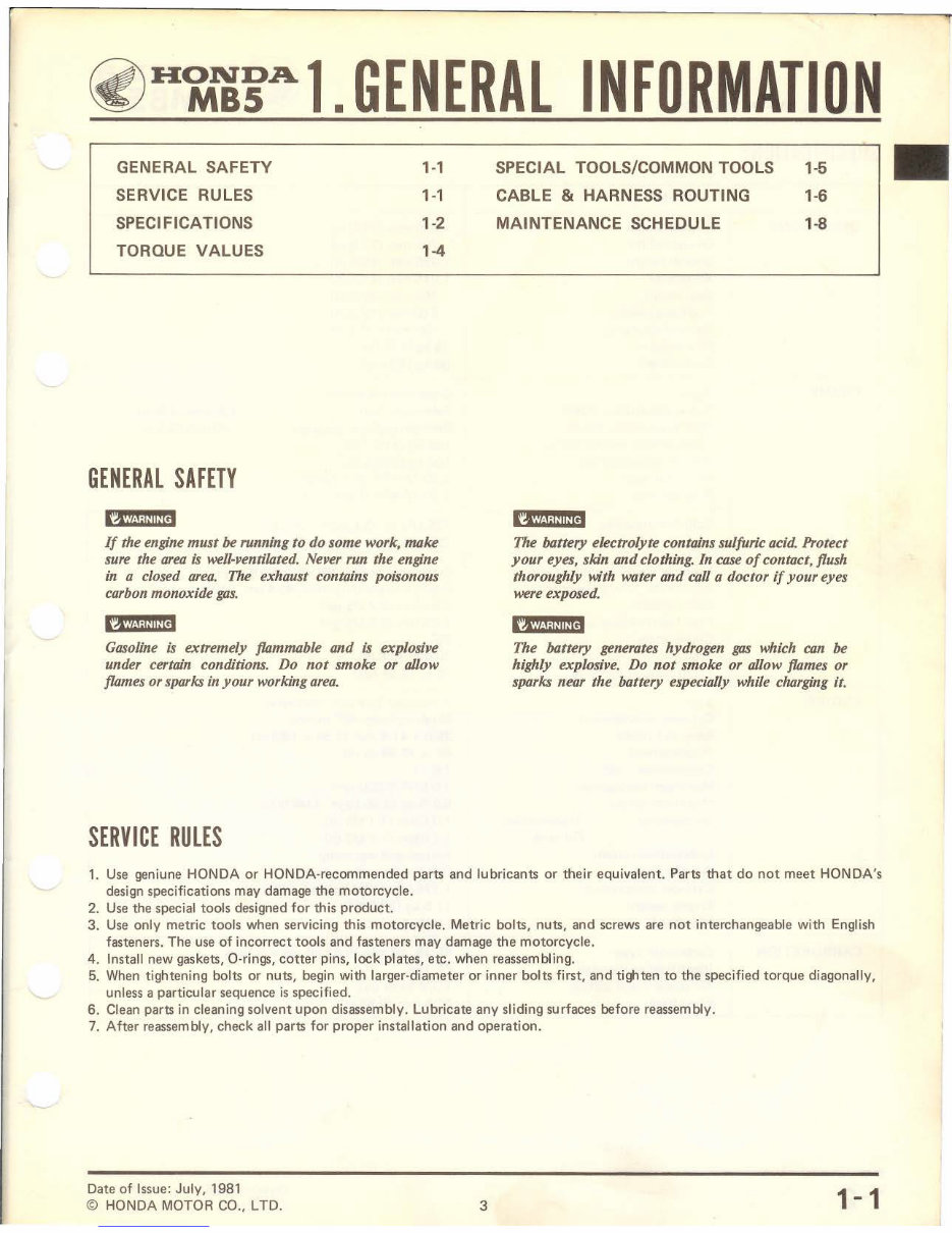 1982-Onward Honda MB5 Service & Repair Manual preview img 5