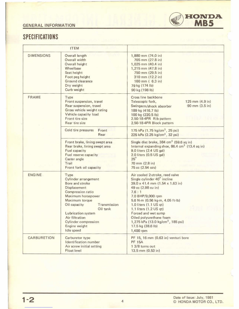 1982-Onward Honda MB5 Service & Repair Manual preview img 6