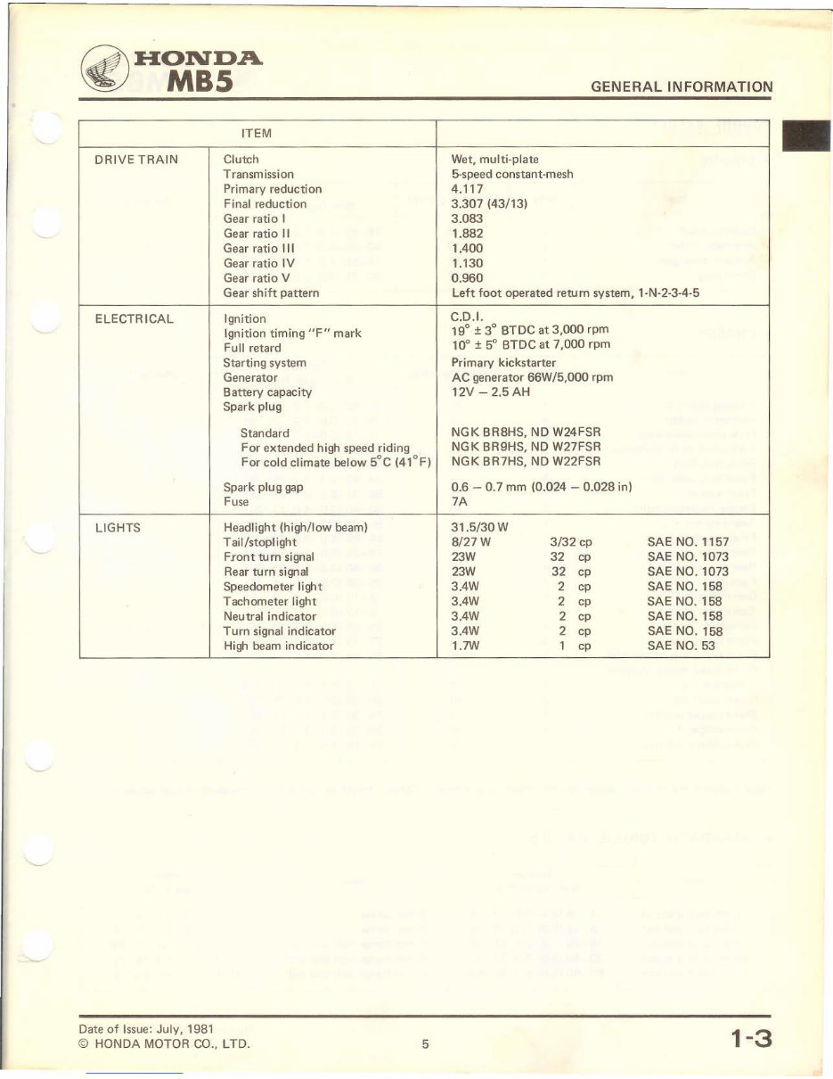 1982-Onward Honda MB5 Service & Repair Manual preview img 7