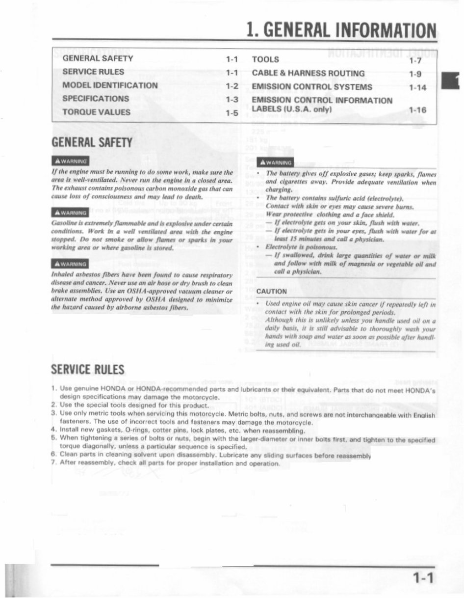 1987-2007 Honda Transalp 600 XL600 Service & Repair Manual preview img 2