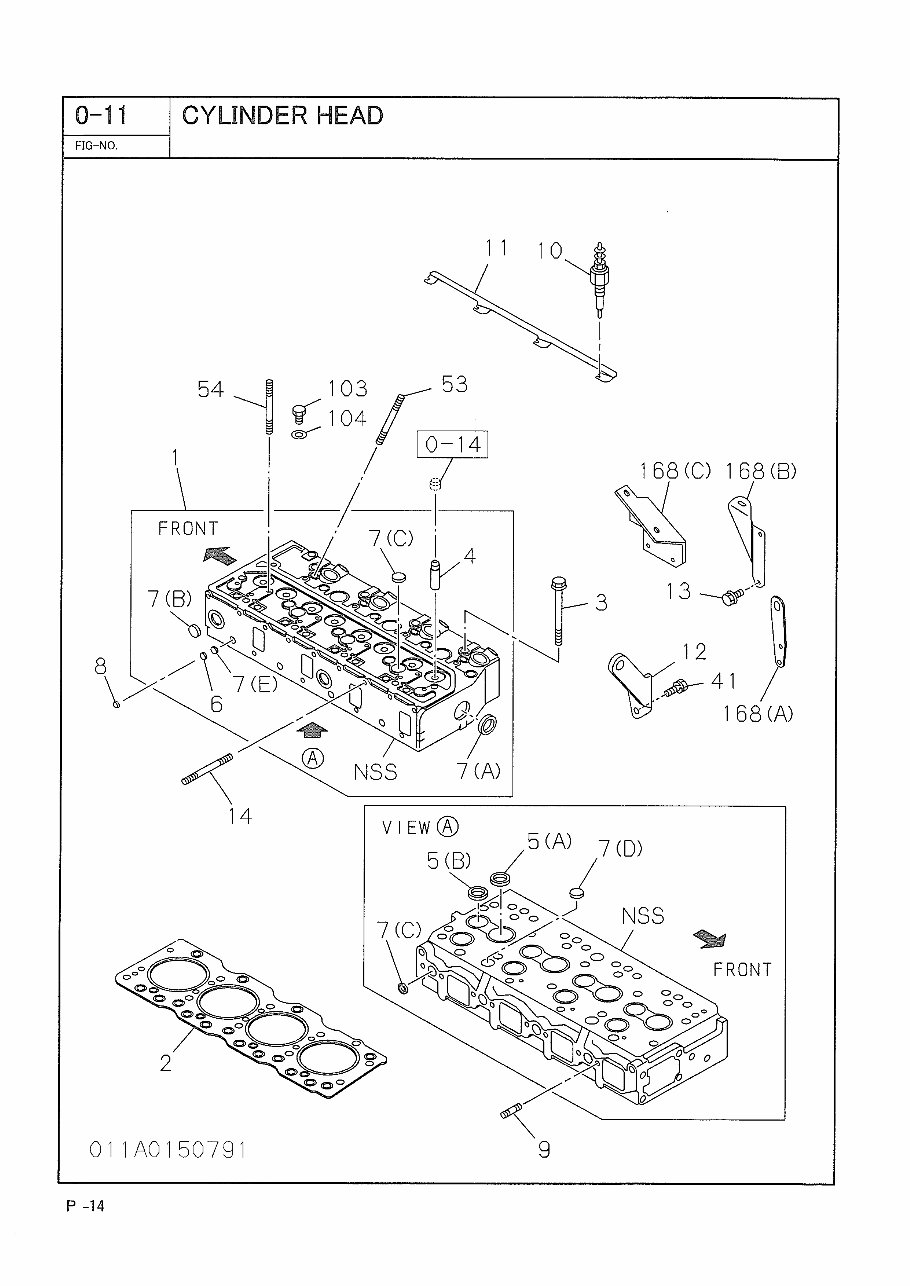 Isuzu A-4BG1,A-4BG1T,BB-4BG1T,DD-4BG1T parts manual preview img 8