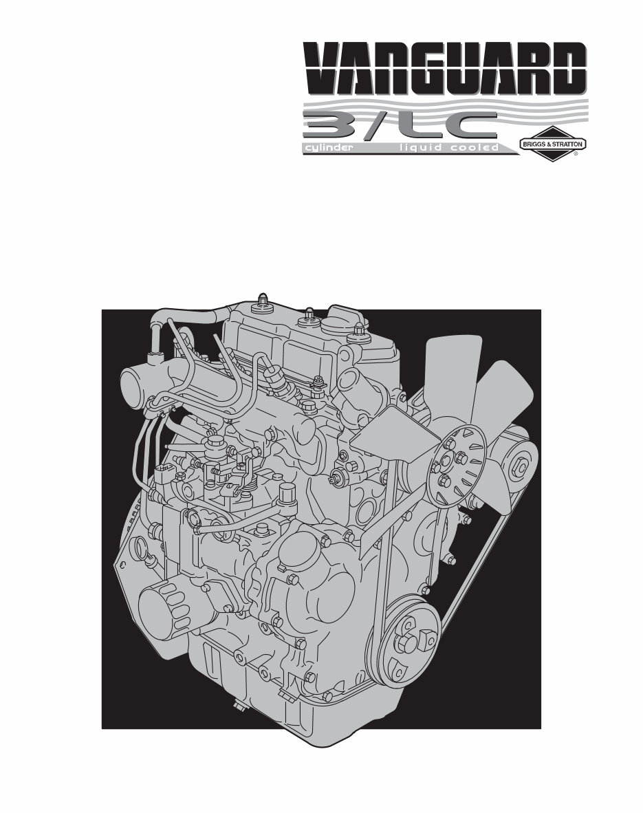 VANGUARD 3CYL. Diesel & TURBO-Diesel Engine Repair Manual preview img 1