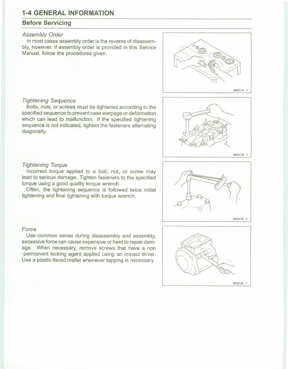 2004-2006 Kawasaki Prairie 700 4×4 KVF700 Service Repair Manual UTV ATV Side by Side preview img 9