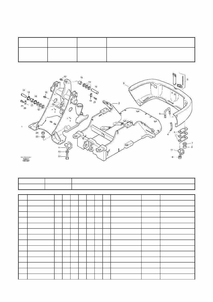 Volvo L25B Compact Wheel Loader Service Parts Catalogue Manual INSTANT SN: 1750500-1755000, 1760001-1765000 preview img 1