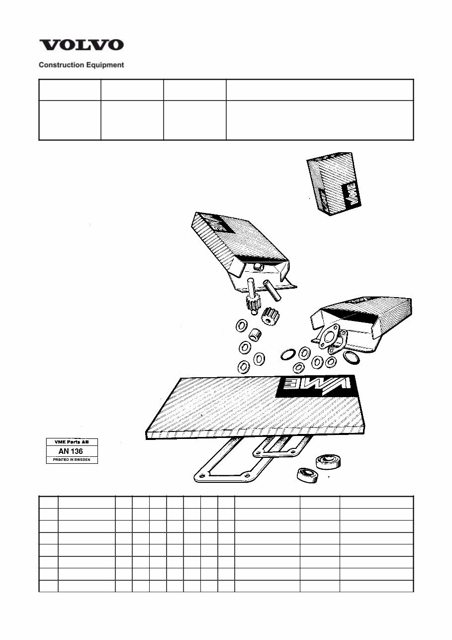 Volvo L90C OR Wheel Loader Service Parts Catalogue Manual INSTANT (SN: 36001-36023, 70060-80000) preview img 1