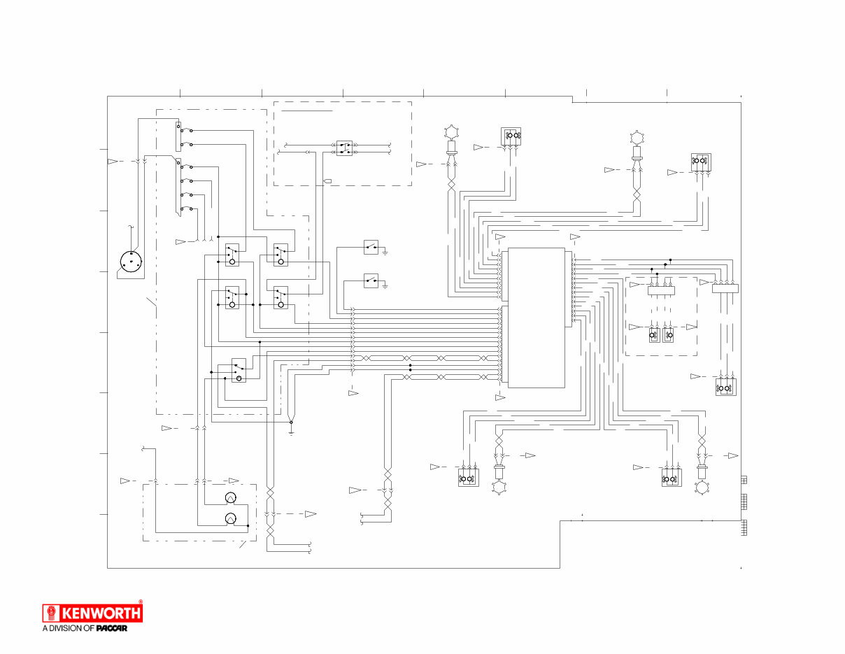 KENWORTH Wabco ABS 4S/4M Wiring Schematics Manual preview img 1