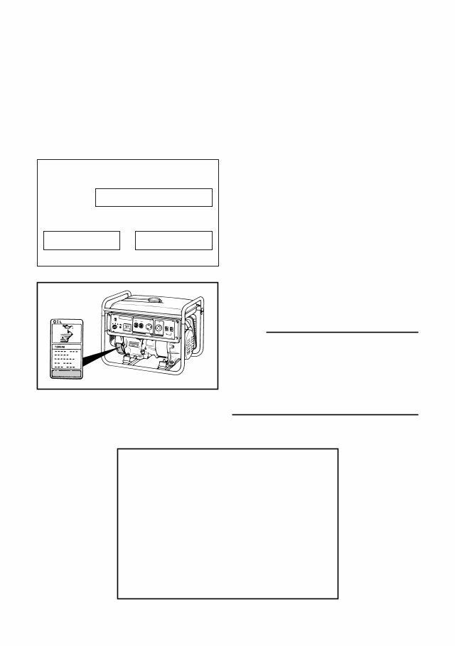 YAMAHA GeneratorS YG6600DE Owners Manual preview img 3