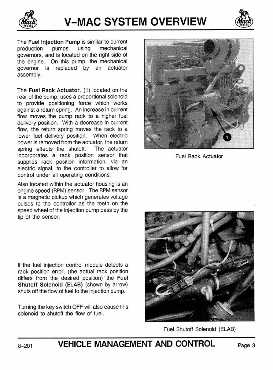 Mack Vmac I V-mac 1 Service Manual preview img 10