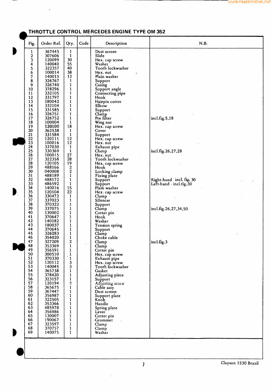 Mercedes-Benz OM352 Engine Service Parts Catalogue Manual EPC # 1 preview img 7
