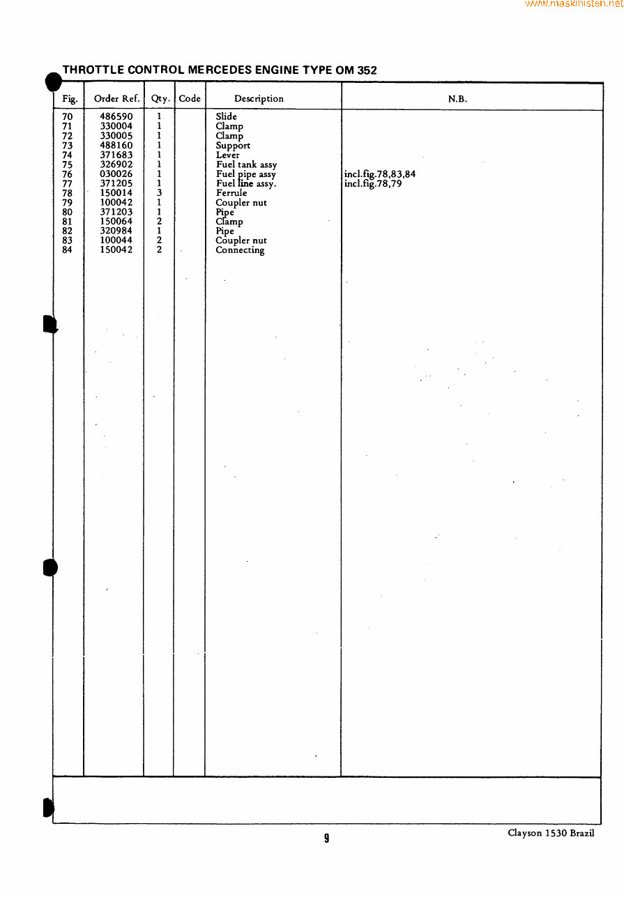 Mercedes-Benz OM352 Engine Service Parts Catalogue Manual EPC # 1 preview img 9