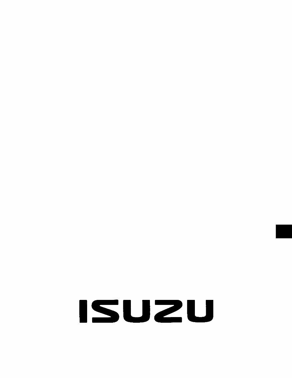 ISUZU TF Series C22NE 22LE 20LE Engine Workshop Manual preview img 1