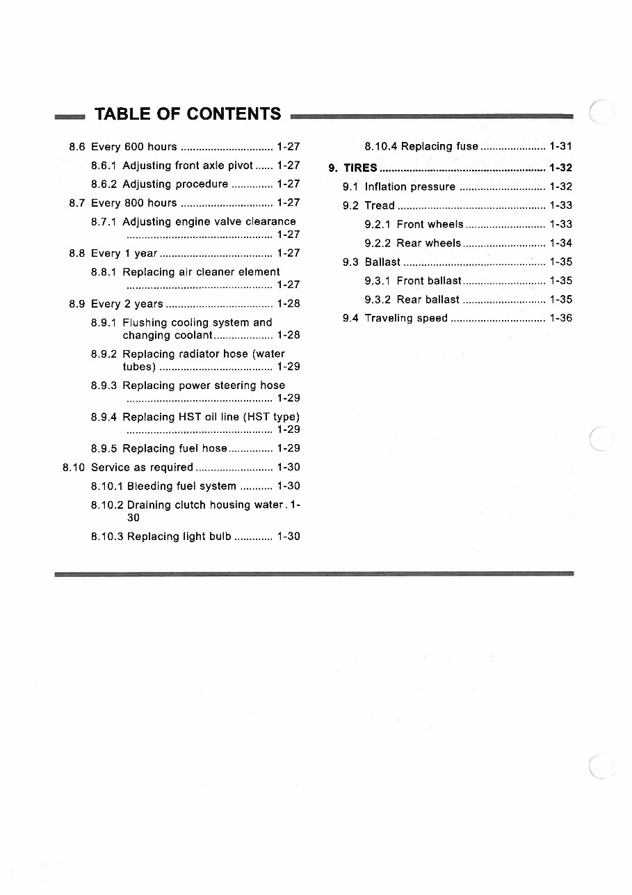 KIOTI DAEDONG CK25 CK27 CK30 CK35 Tractor Repair Manual preview img 3