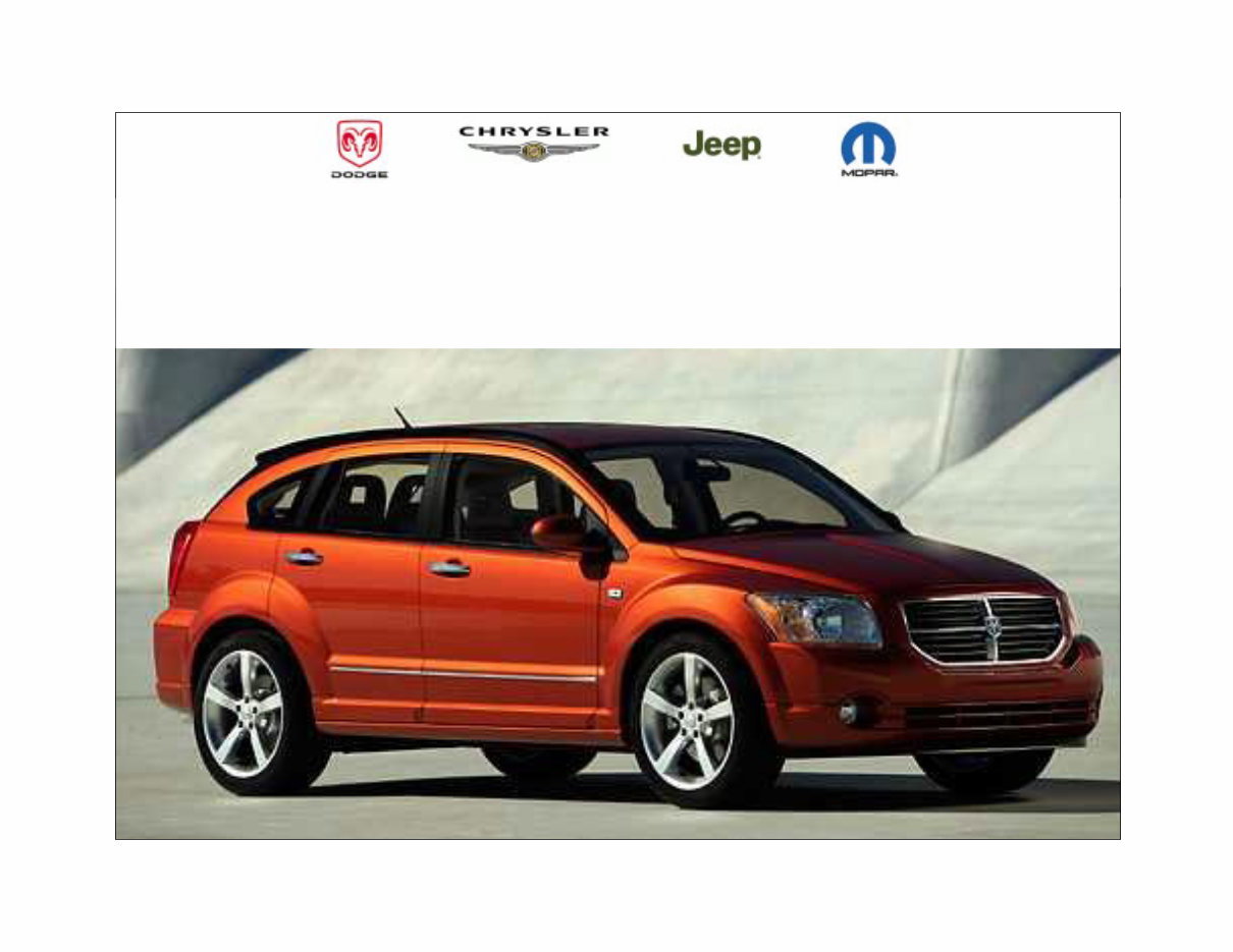 2007 Chrysler/Dodge Caliber Workshop Repair Service Manual (w/ Body Repair manual) preview img 1