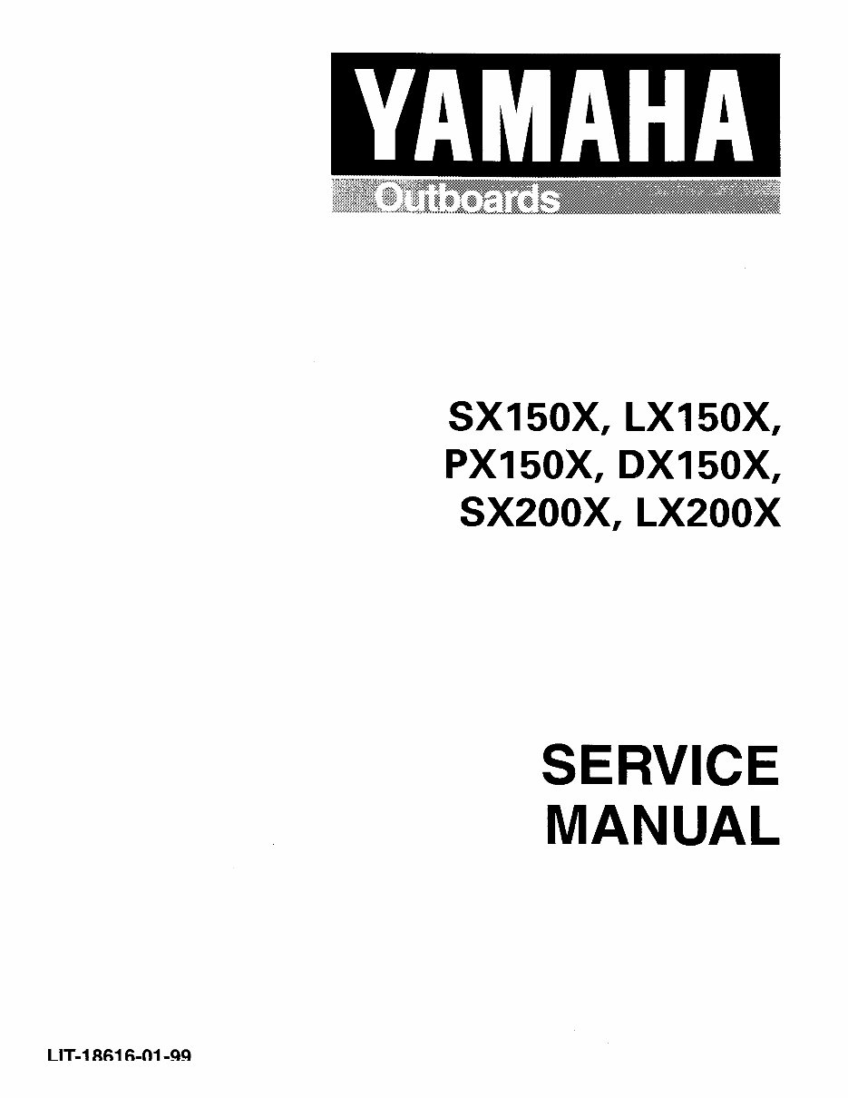 Yamaha SX150TXRY Outboard Service & Repair Manual preview img 1