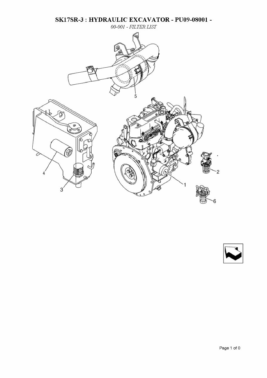 KOBELCO SK17SR-3 Excavator Parts Catalog Manual preview img 6